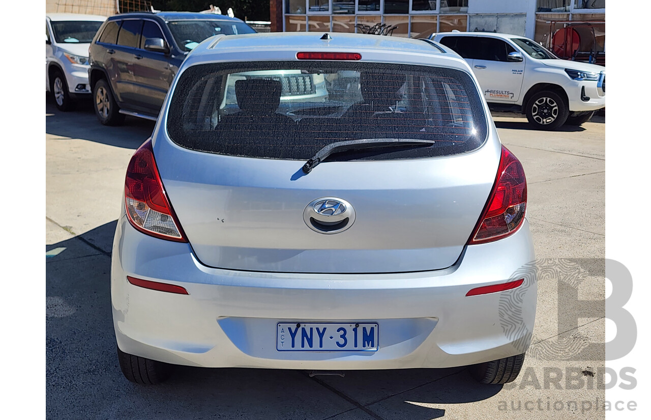 05/2014 Hyundai i20 Active PB MY14 5d Hatchback Silver 1.4L