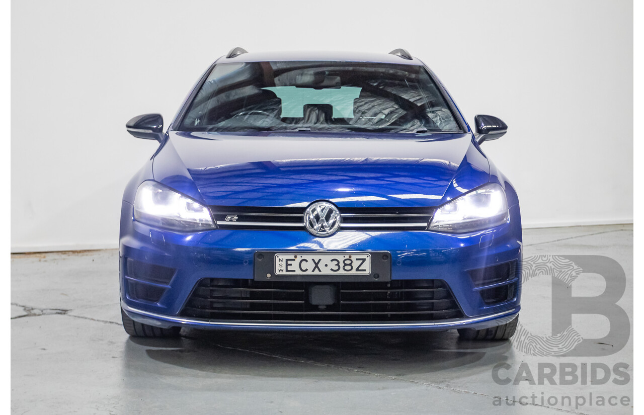 9/2015 Volkswagen Golf R Wolfsburg Edition (AWD) AU MY16 4d Wagon Lapiz Blue Metallic Turbo 2.0L