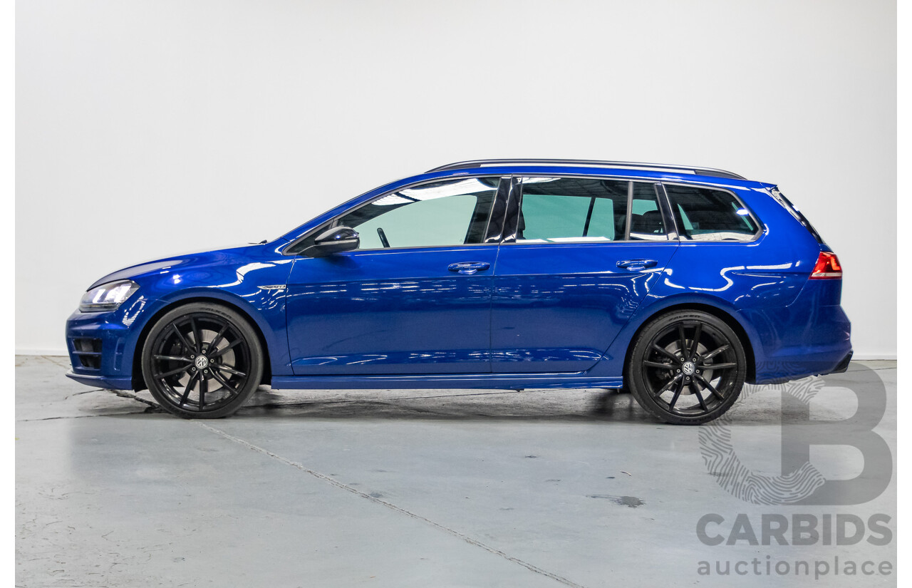 9/2015 Volkswagen Golf R Wolfsburg Edition (AWD) AU MY16 4d Wagon Lapiz Blue Metallic Turbo 2.0L