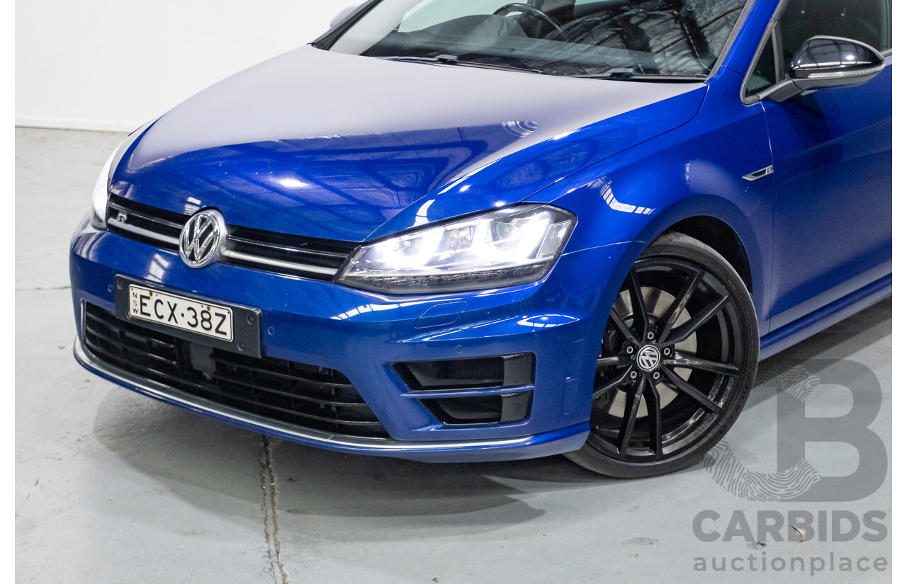 9/2015 Volkswagen Golf R Wolfsburg Edition (AWD) AU MY16 4d Wagon Lapiz Blue Metallic Turbo 2.0L
