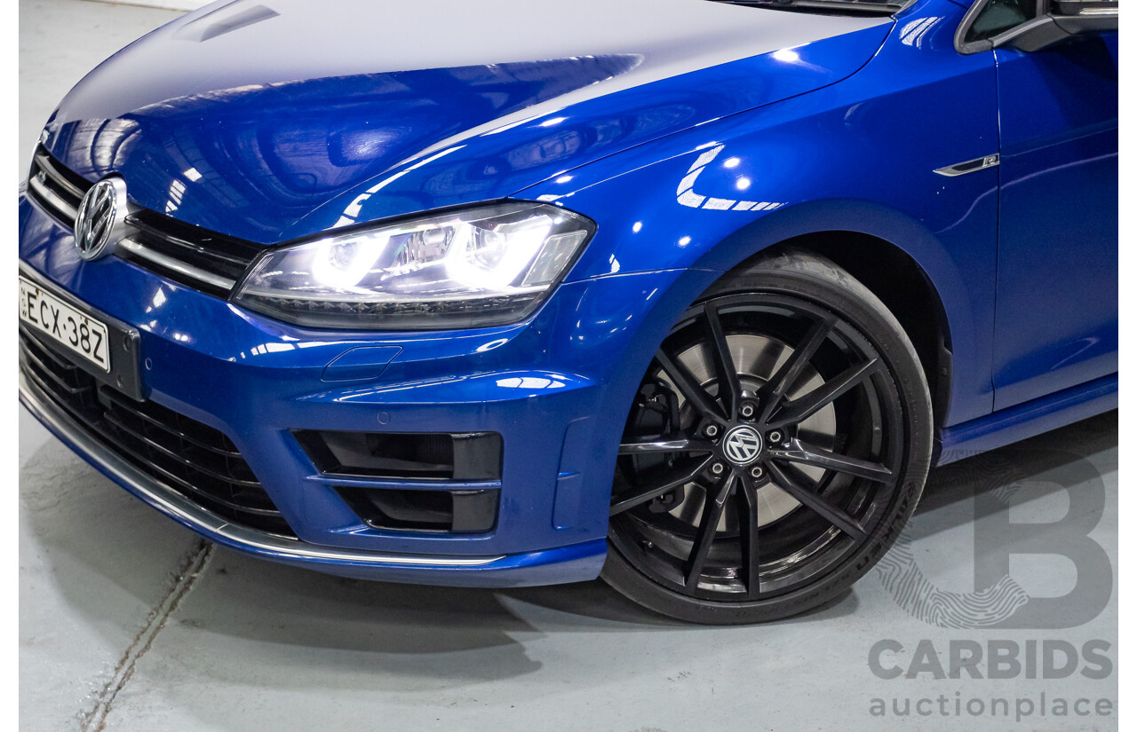 9/2015 Volkswagen Golf R Wolfsburg Edition (AWD) AU MY16 4d Wagon Lapiz Blue Metallic Turbo 2.0L