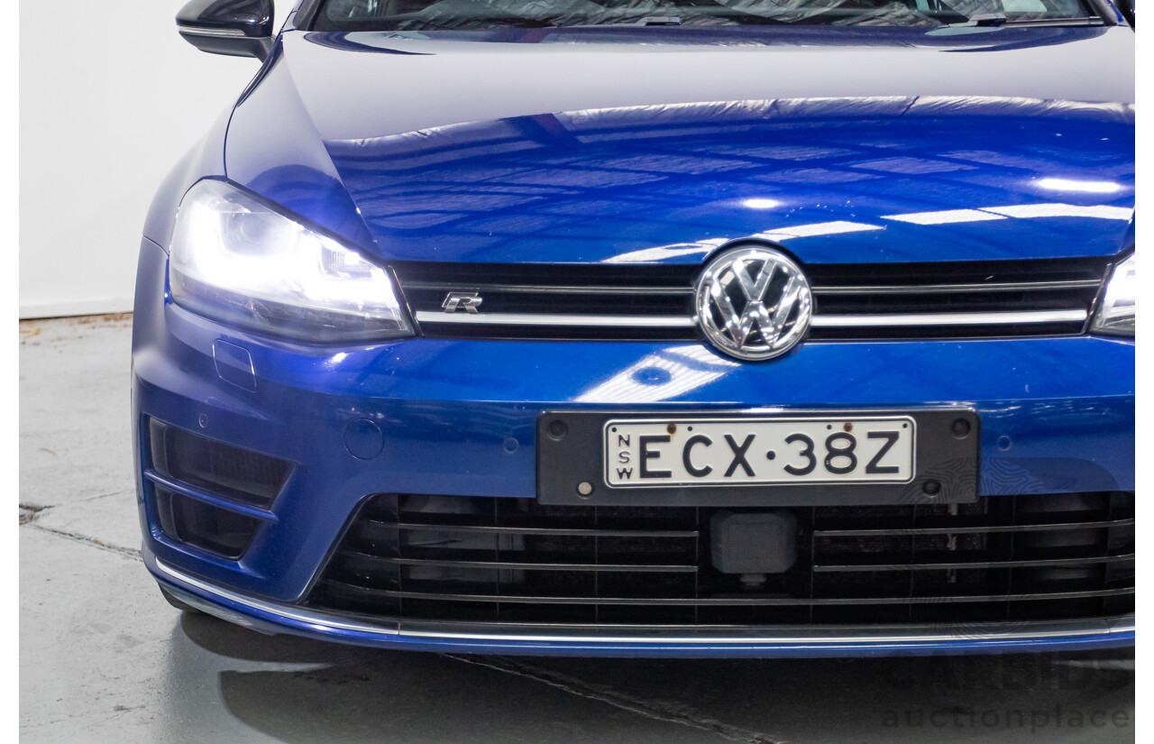 9/2015 Volkswagen Golf R Wolfsburg Edition (AWD) AU MY16 4d Wagon Lapiz Blue Metallic Turbo 2.0L