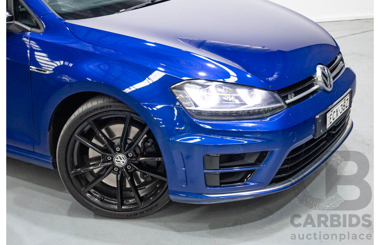 9/2015 Volkswagen Golf R Wolfsburg Edition (AWD) AU MY16 4d Wagon Lapiz Blue Metallic Turbo 2.0L
