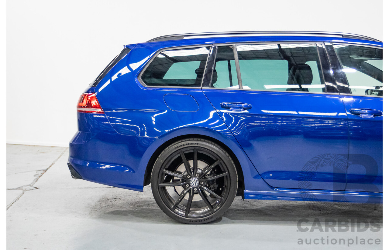 9/2015 Volkswagen Golf R Wolfsburg Edition (AWD) AU MY16 4d Wagon Lapiz Blue Metallic Turbo 2.0L