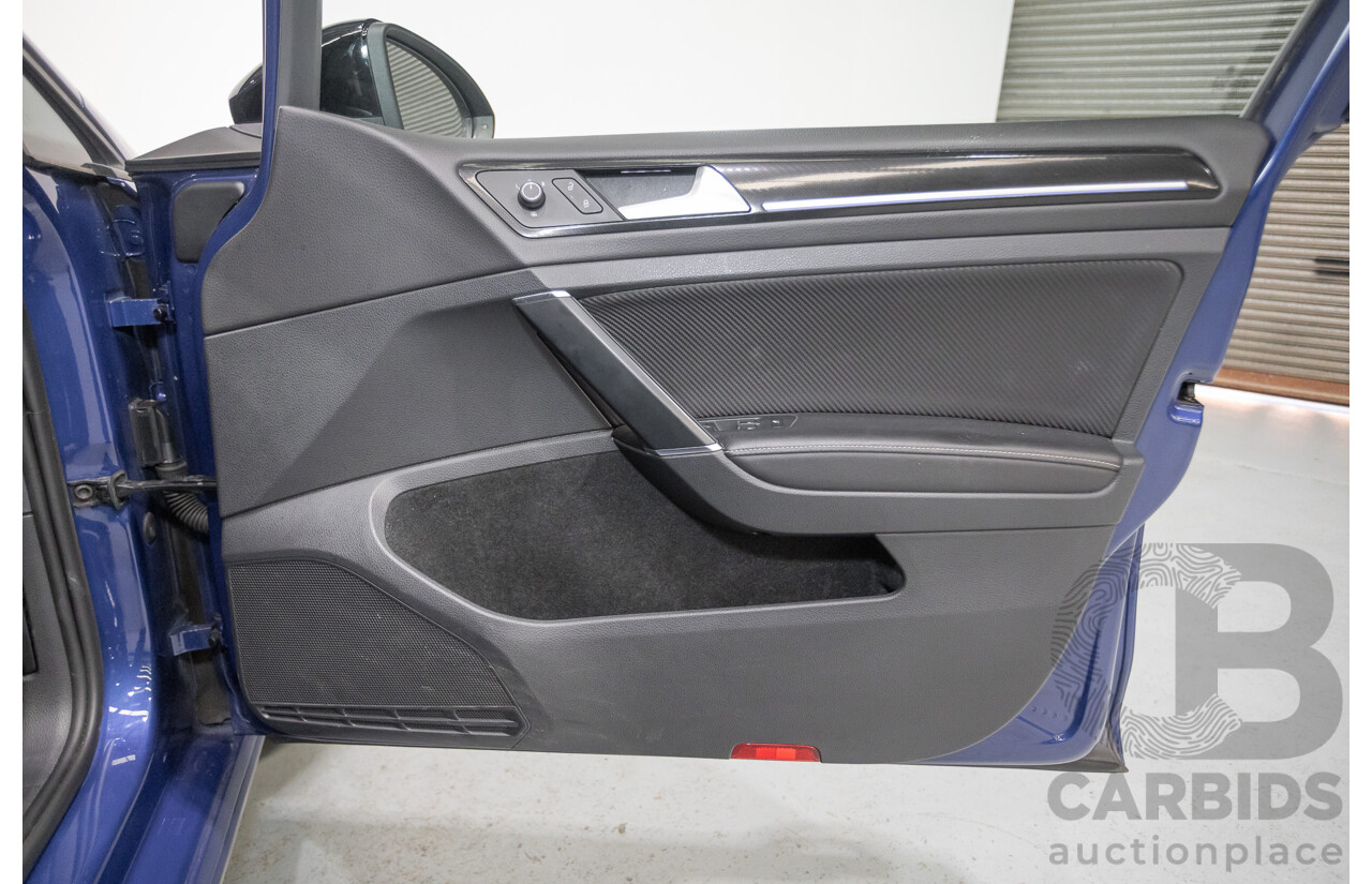 9/2015 Volkswagen Golf R Wolfsburg Edition (AWD) AU MY16 4d Wagon Lapiz Blue Metallic Turbo 2.0L