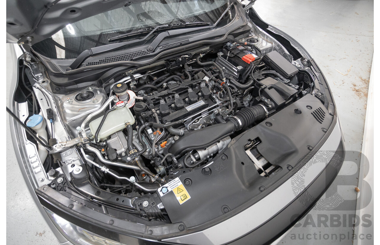 03/2018 Honda Civic RS MY17 5D Hatchback Lunar Silver Metallic Turbo 1.5L