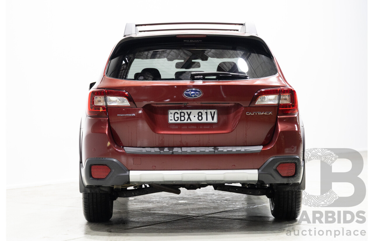 12/2016 Subaru Outback 2.5i Premium (AWD) MY16 4d Wagon Red 2.5L