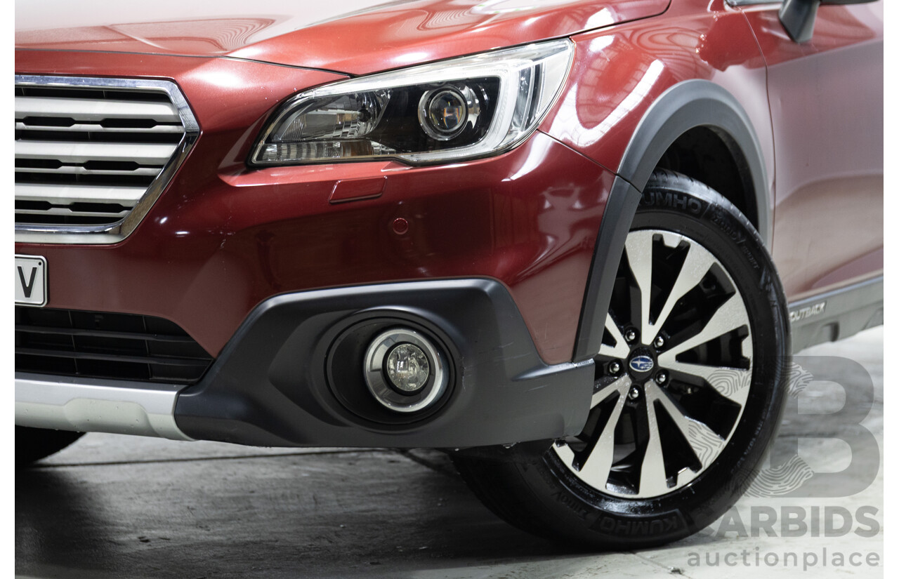 12/2016 Subaru Outback 2.5i Premium (AWD) MY16 4d Wagon Red 2.5L