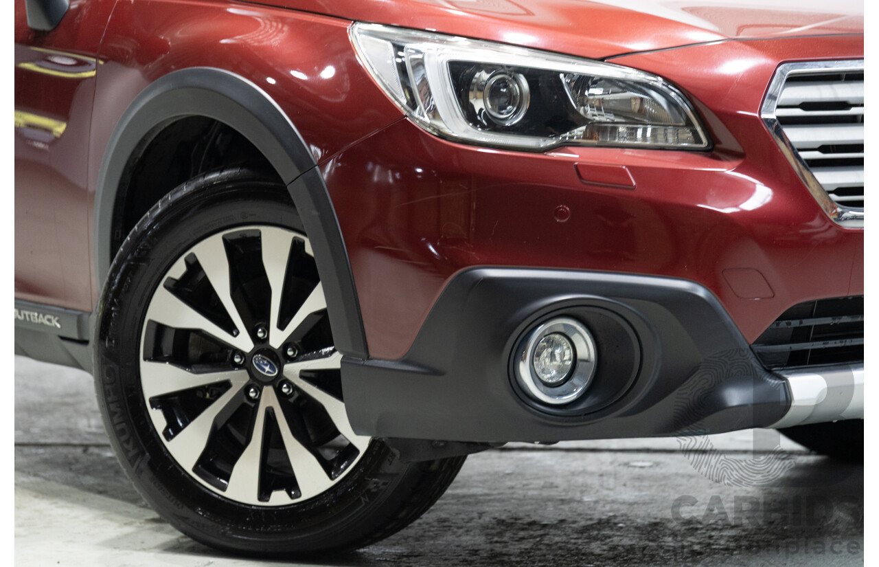 12/2016 Subaru Outback 2.5i Premium (AWD) MY16 4d Wagon Red 2.5L