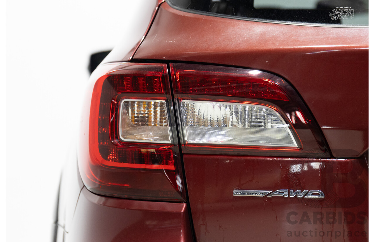 12/2016 Subaru Outback 2.5i Premium (AWD) MY16 4d Wagon Red 2.5L