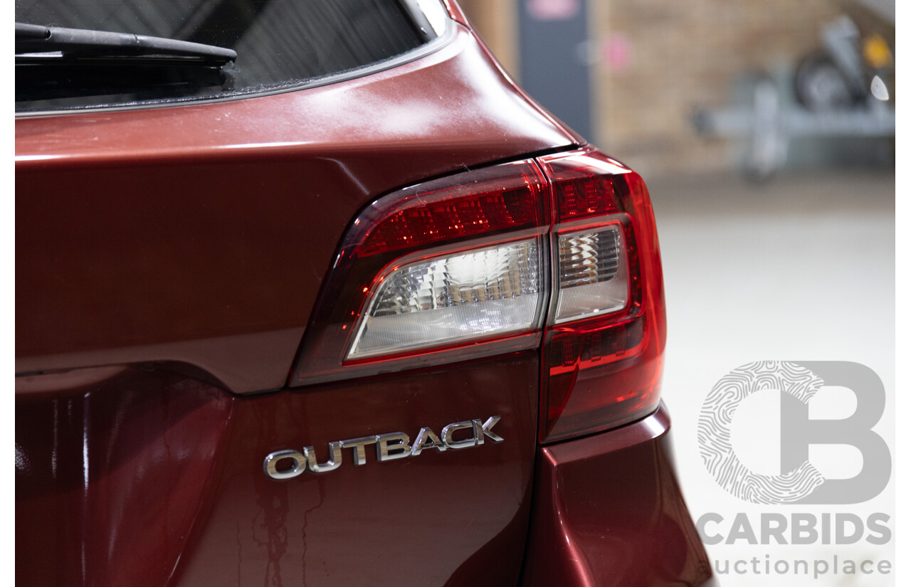 12/2016 Subaru Outback 2.5i Premium (AWD) MY16 4d Wagon Red 2.5L