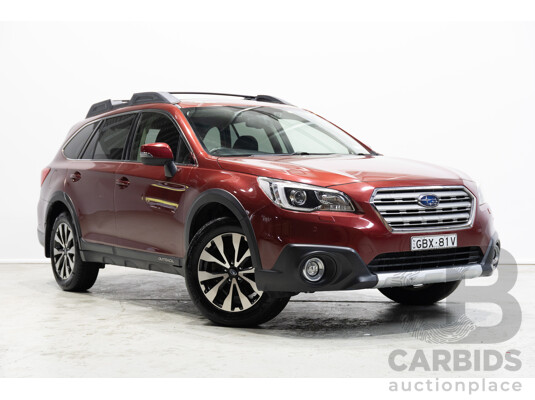 12/2016 Subaru Outback 2.5i Premium (AWD) MY16 4d Wagon Red 2.5L
