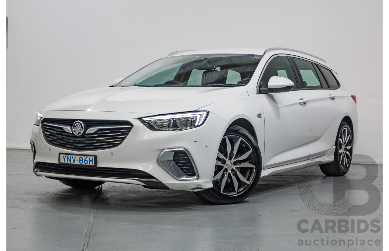 08/2019 Holden Commodore RS ZB 4D Sportwagon Summit White Turbo 2.0L