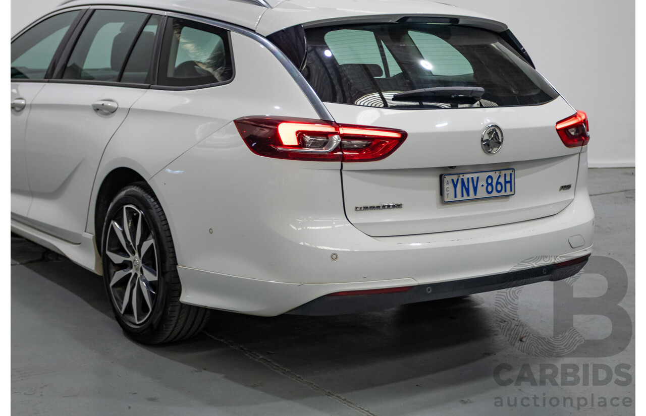 08/2019 Holden Commodore RS ZB 4D Sportwagon Summit White Turbo 2.0L