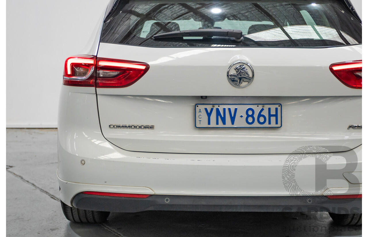 08/2019 Holden Commodore RS ZB 4D Sportwagon Summit White Turbo 2.0L