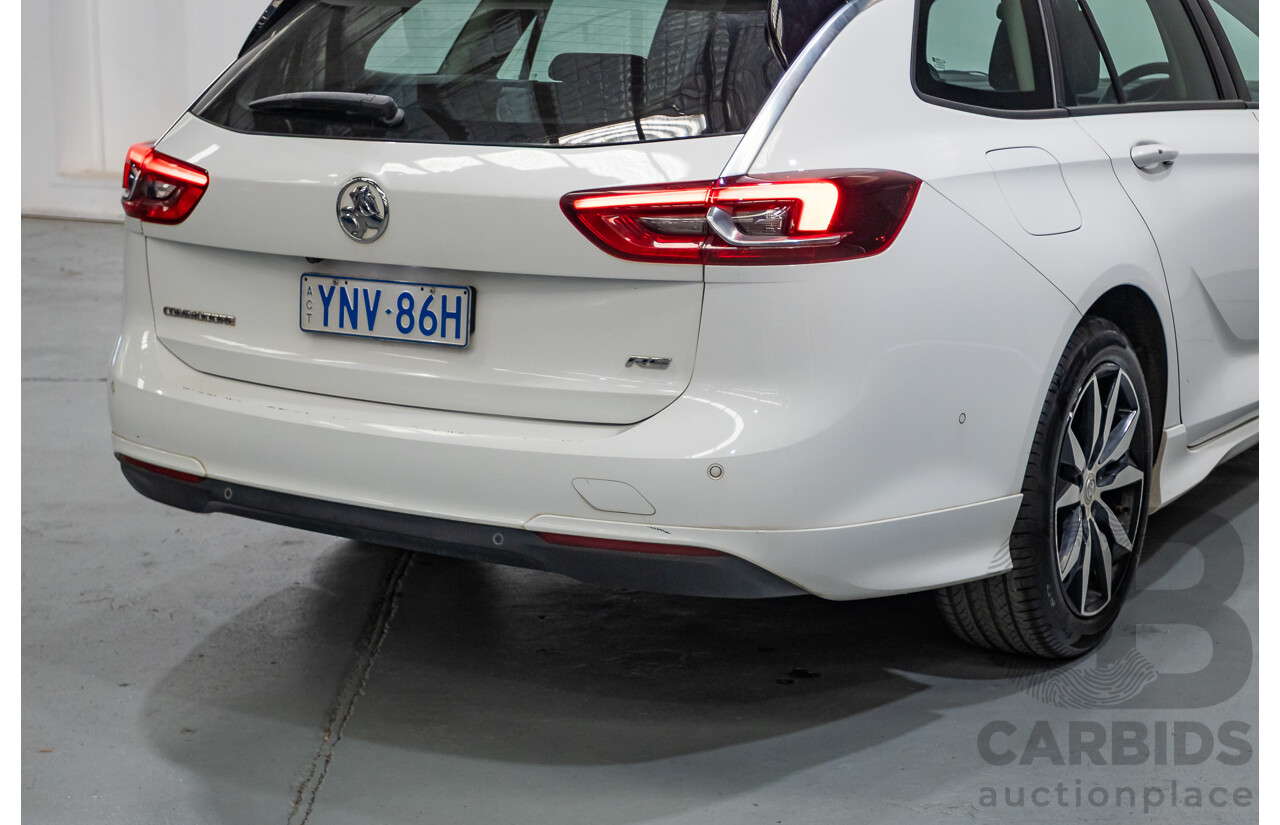 08/2019 Holden Commodore RS ZB 4D Sportwagon Summit White Turbo 2.0L