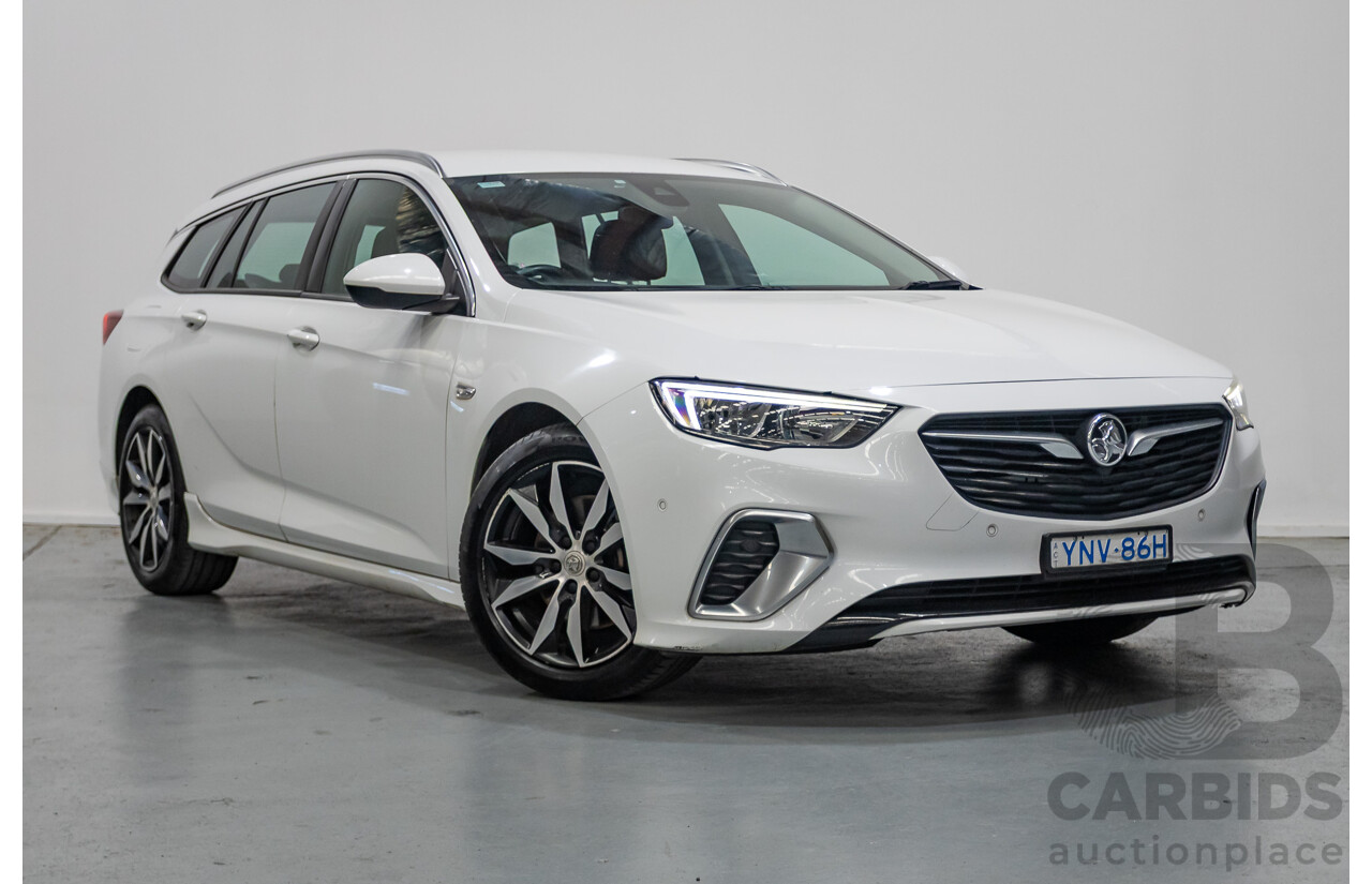 08/2019 Holden Commodore RS ZB 4D Sportwagon Summit White Turbo 2.0L