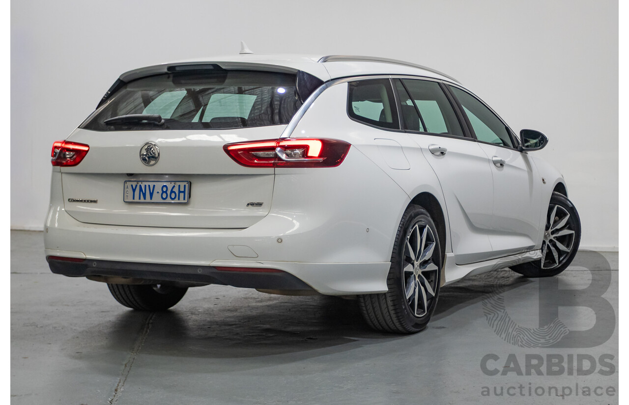 08/2019 Holden Commodore RS ZB 4D Sportwagon Summit White Turbo 2.0L