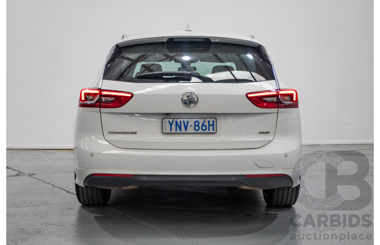 08/2019 Holden Commodore RS ZB 4D Sportwagon Summit White Turbo 2.0L