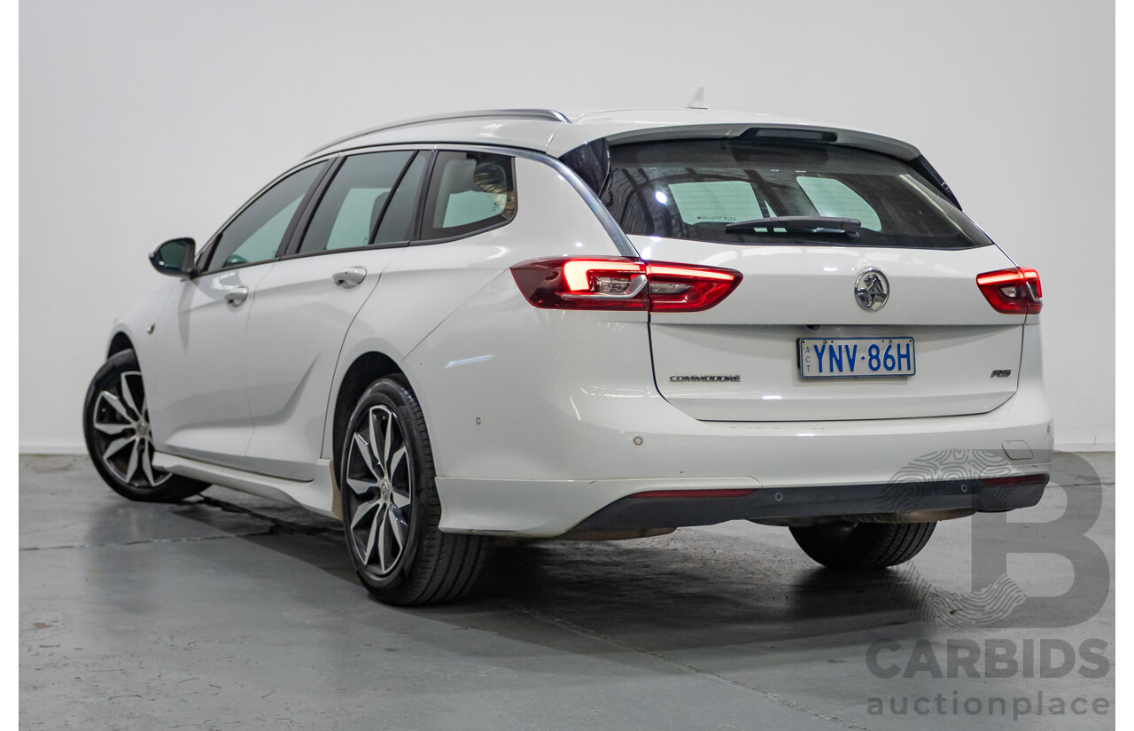 08/2019 Holden Commodore RS ZB 4D Sportwagon Summit White Turbo 2.0L