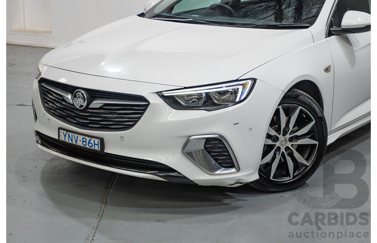 08/2019 Holden Commodore RS ZB 4D Sportwagon Summit White Turbo 2.0L