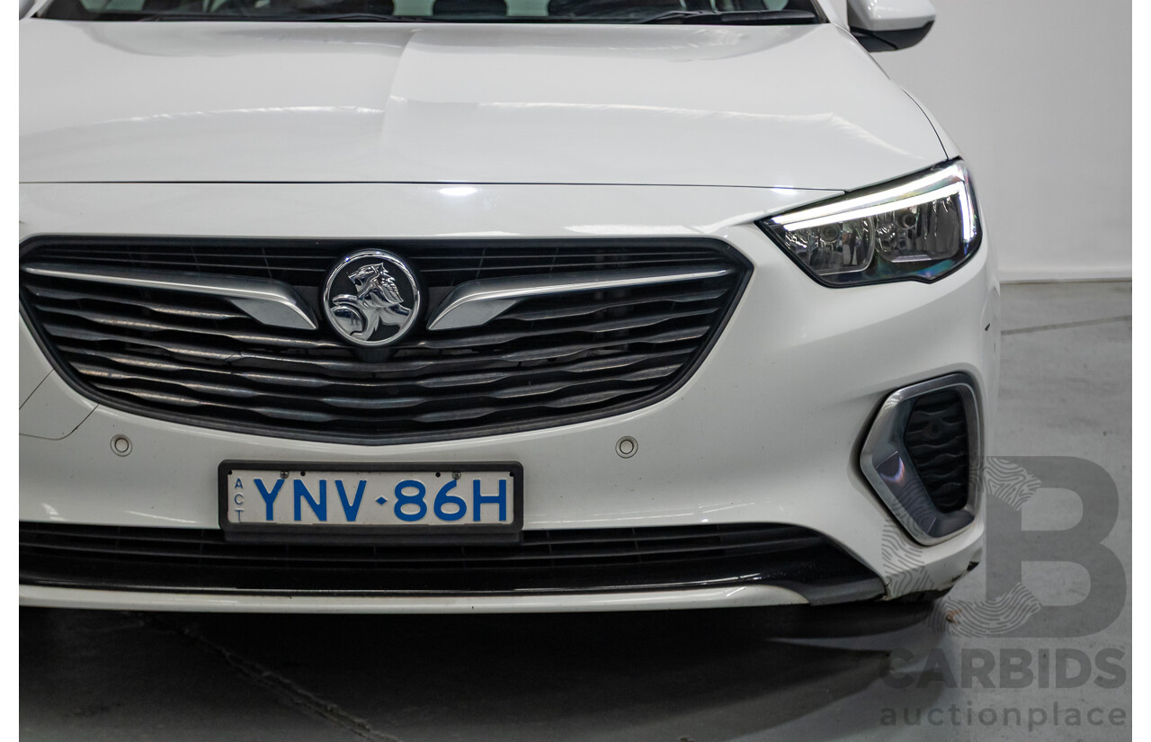 08/2019 Holden Commodore RS ZB 4D Sportwagon Summit White Turbo 2.0L