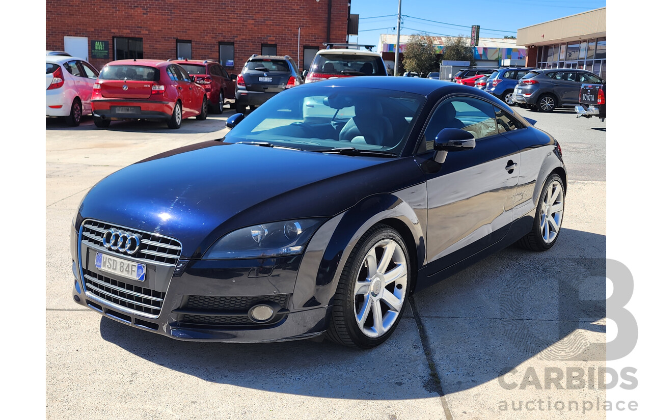 01/2008 Audi TT 2.0 TFSI 8J 2d Coupe Blue 2.0L