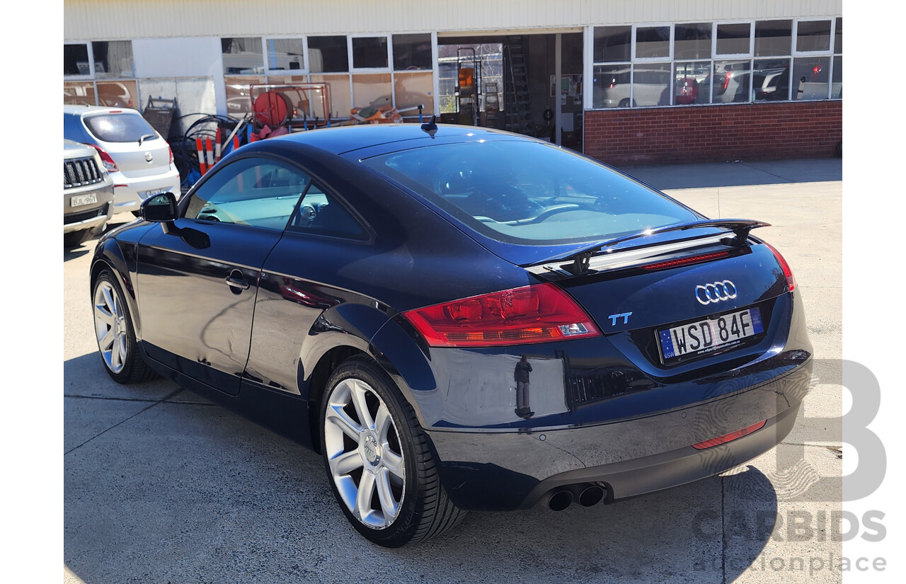 01/2008 Audi TT 2.0 TFSI 8J 2d Coupe Blue 2.0L