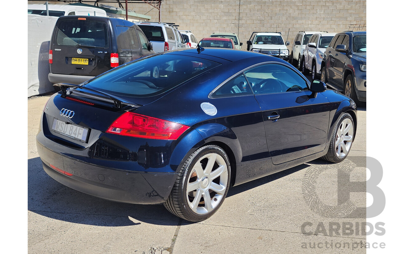 01/2008 Audi TT 2.0 TFSI 8J 2d Coupe Blue 2.0L