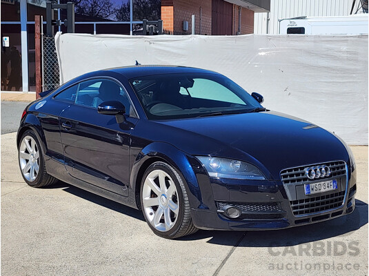 01/2008 Audi TT 2.0 TFSI 8J 2d Coupe Blue 2.0L