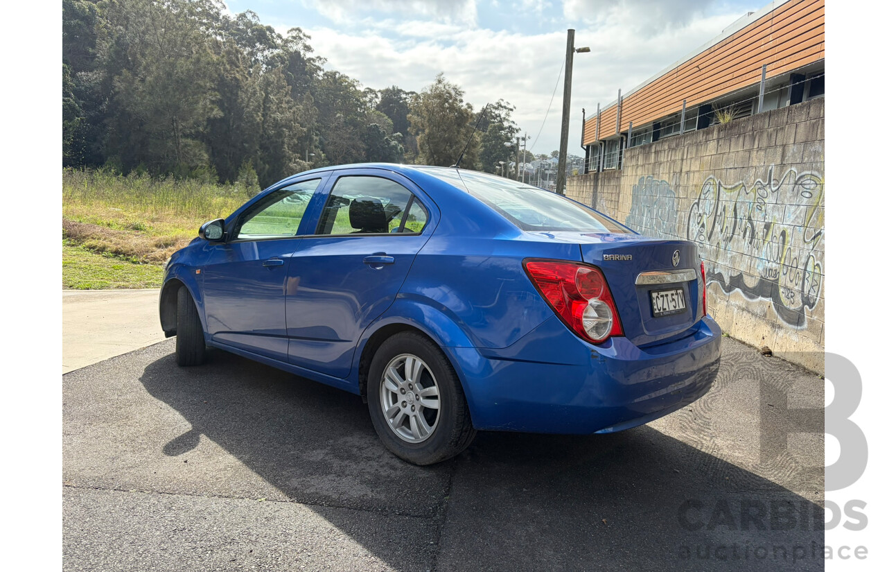 07/2015 Holden Barina CD FWD TM MY16 4D Sedan Blue 1.6L