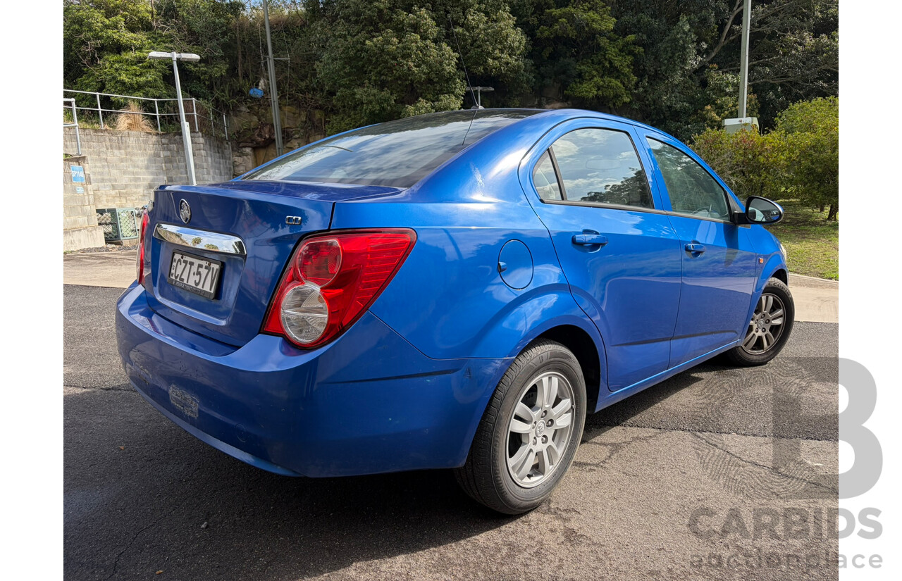 07/2015 Holden Barina CD FWD TM MY16 4D Sedan Blue 1.6L