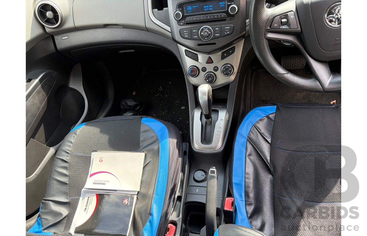 07/2015 Holden Barina CD FWD TM MY16 4D Sedan Blue 1.6L