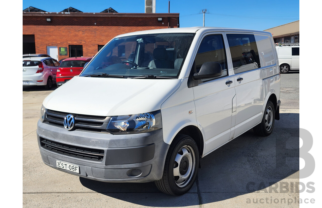 01/2010 Volkswagen Transporter 132 TDI SWB LOW T5 MY10 Van White 2.0L