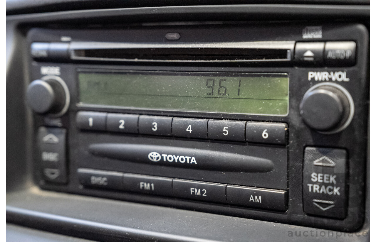 11/2002 Toyota Corolla Ascent ZZE122R 4d Wagon Silver 1.8L