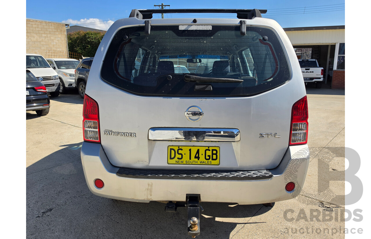02/2009 Nissan Pathfinder ST-L (4x4) R51 MY07 4D Wagon Silver Turbo Diesel 2.5L