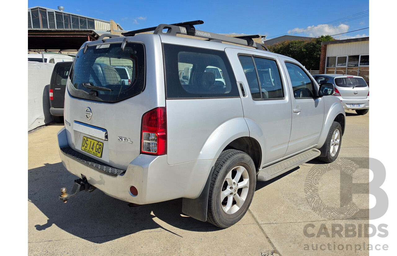 02/2009 Nissan Pathfinder ST-L (4x4) R51 MY07 4D Wagon Silver Turbo Diesel 2.5L