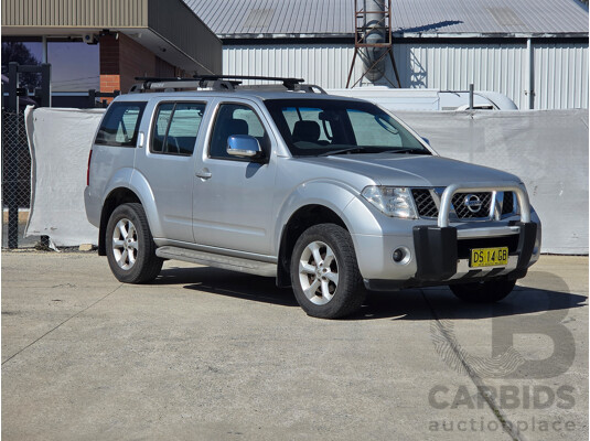 02/2009 Nissan Pathfinder ST-L (4x4) R51 MY07 4D Wagon Silver Turbo Diesel 2.5L