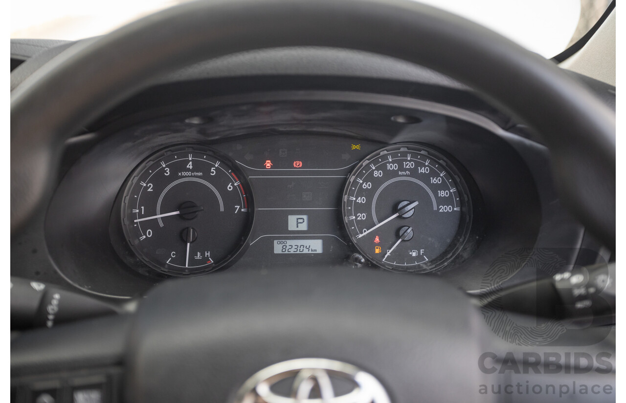 06/2018 Toyota Hilux Workmate TGN121R MY17 C/Chas White 2.7L