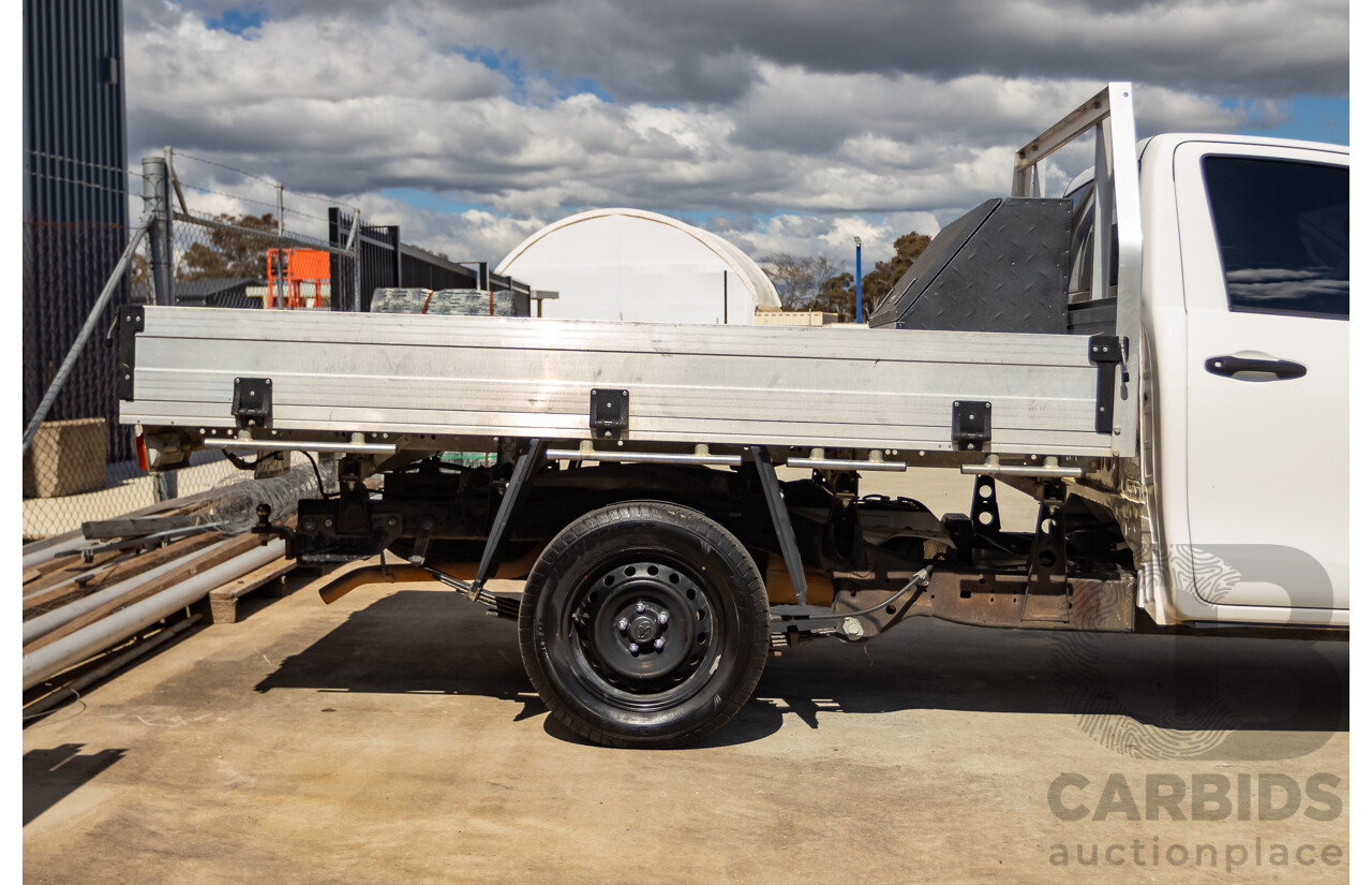 06/2018 Toyota Hilux Workmate TGN121R MY17 C/Chas White 2.7L