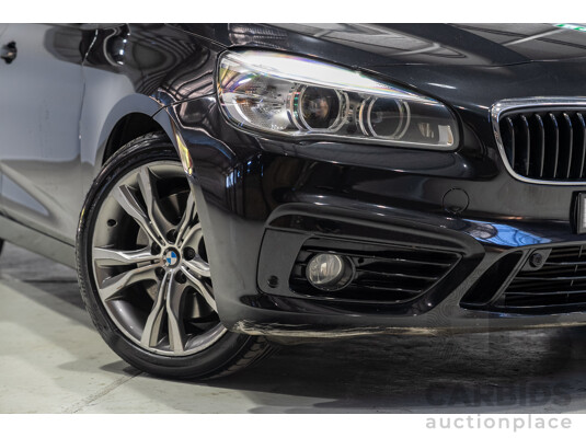 01/2015 BMW 225i Active Tourer Sport Line (FWD) F45 4d Wagon Black 2.0L