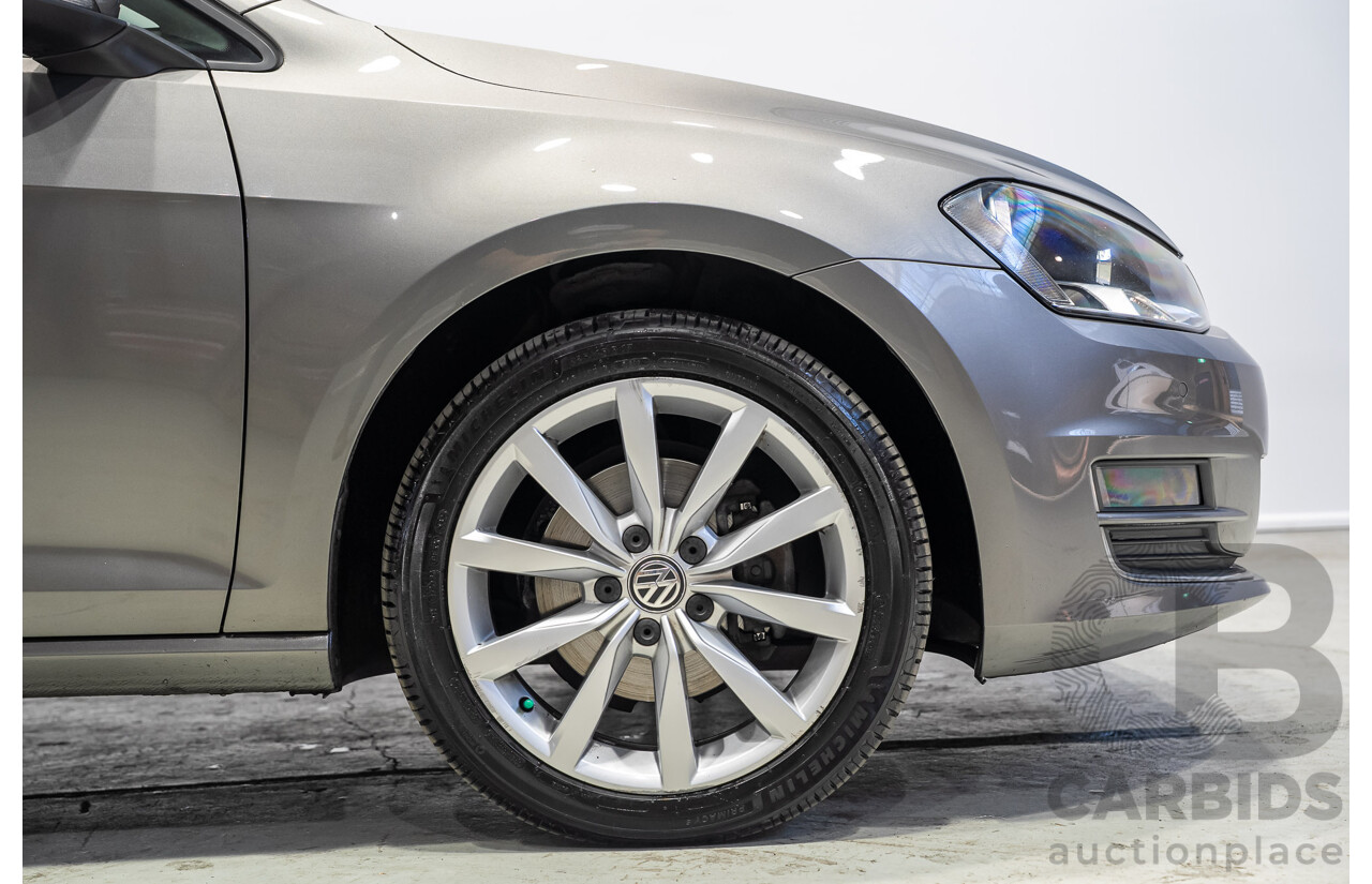 04/2016 Volkswagen Golf 110 TDI Highline AU MY16 4d Wagon Grey 2.0L
