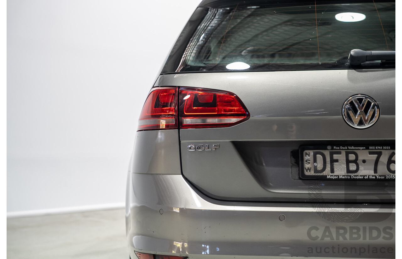 04/2016 Volkswagen Golf 110 TDI Highline AU MY16 4d Wagon Grey 2.0L