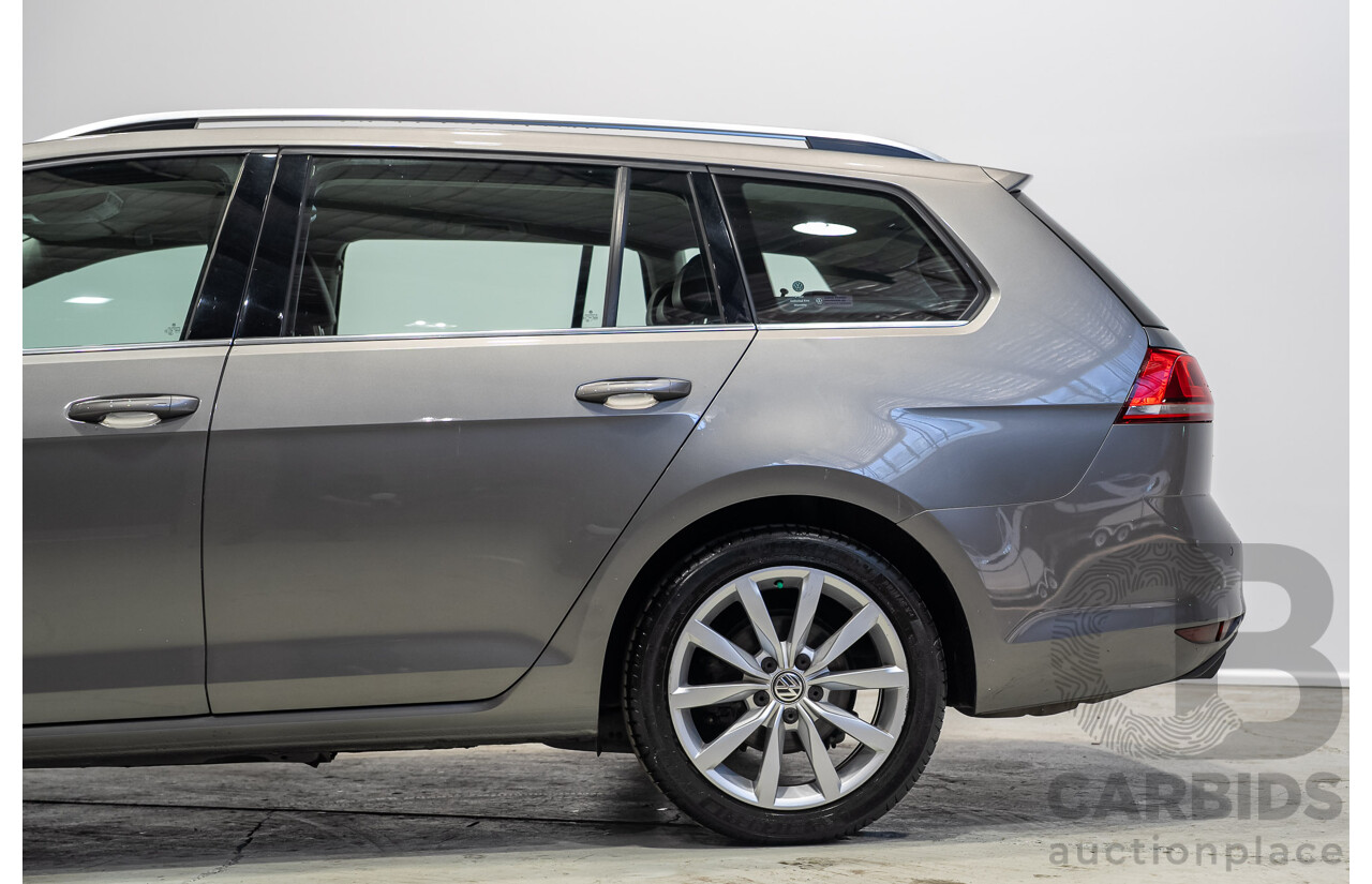 04/2016 Volkswagen Golf 110 TDI Highline AU MY16 4d Wagon Grey 2.0L