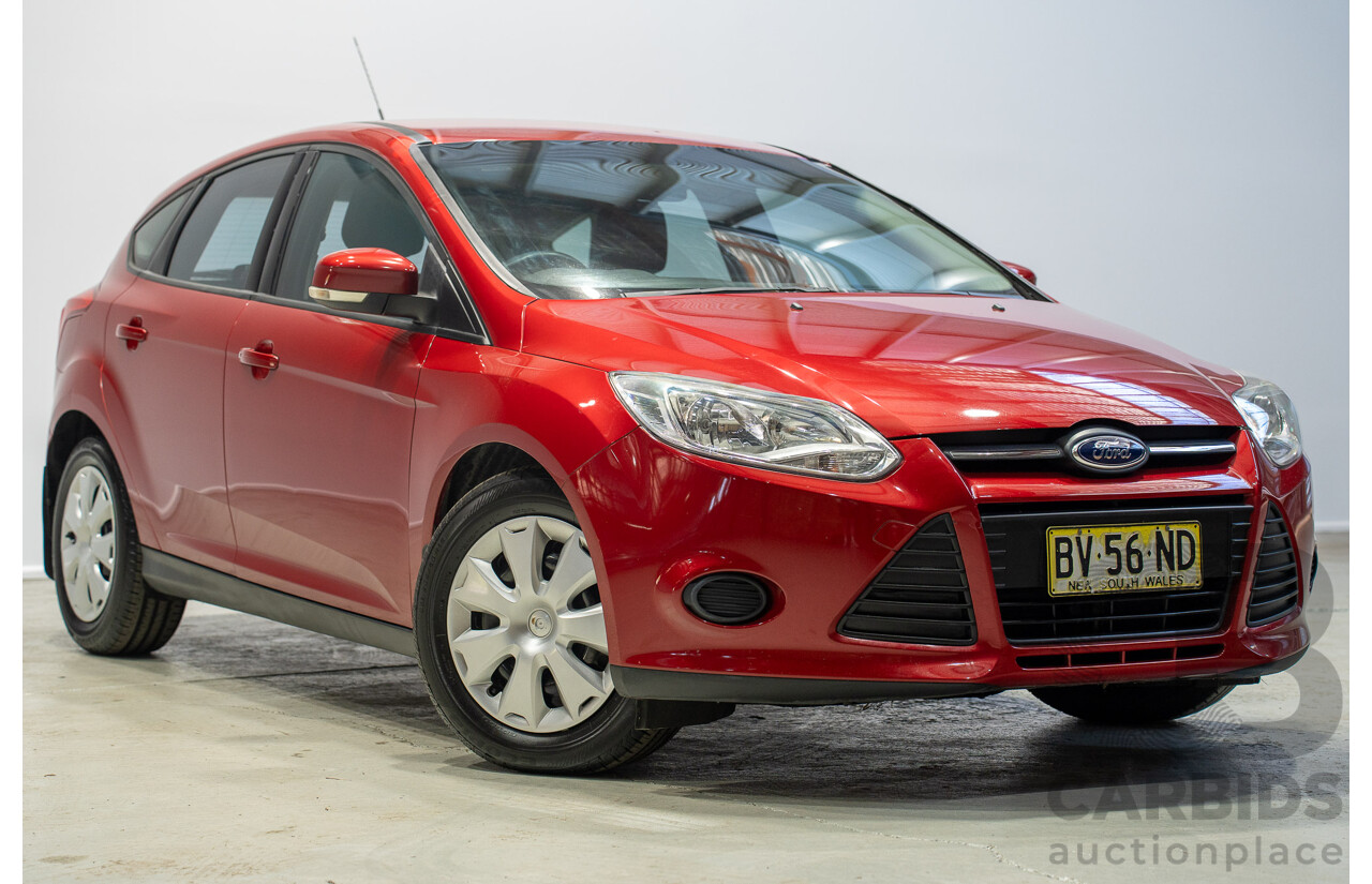 04/2013 Ford Focus Ambiente LW MK2 5d Hatchback Red 1.6L