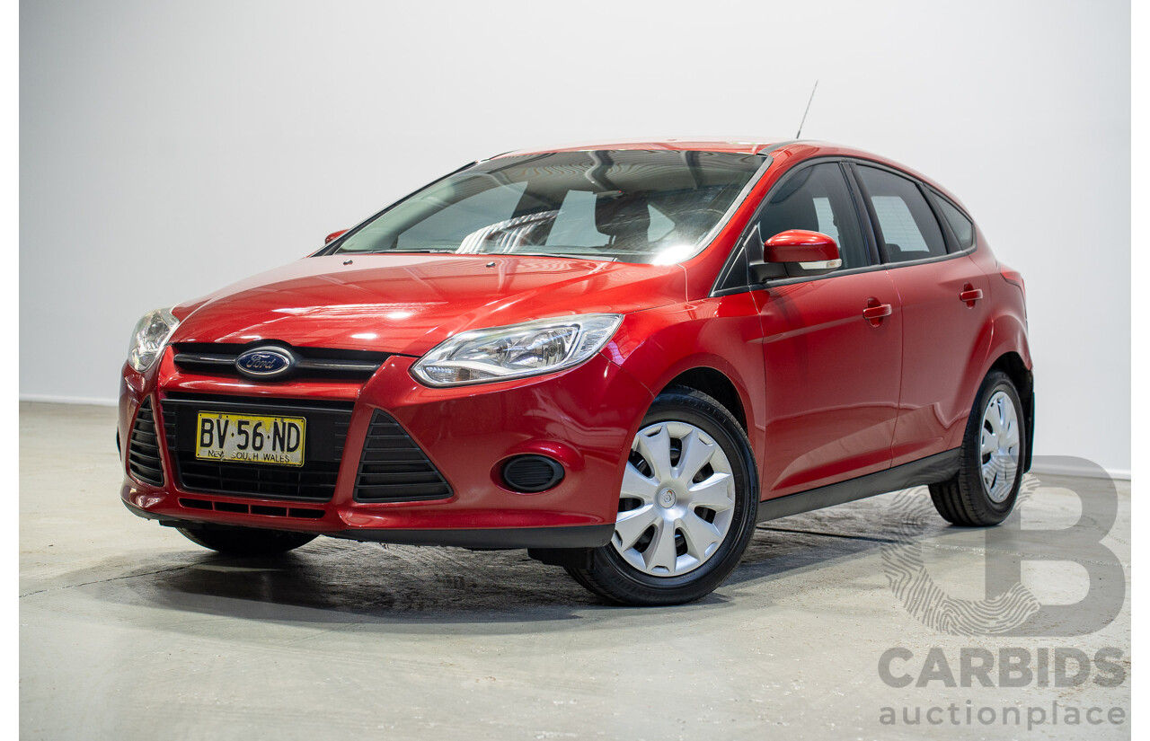 04/2013 Ford Focus Ambiente LW MK2 5d Hatchback Red 1.6L