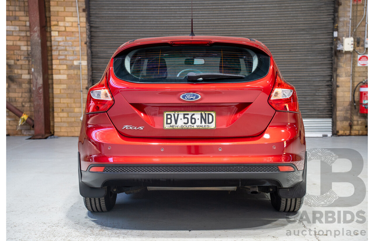 04/2013 Ford Focus Ambiente LW MK2 5d Hatchback Red 1.6L
