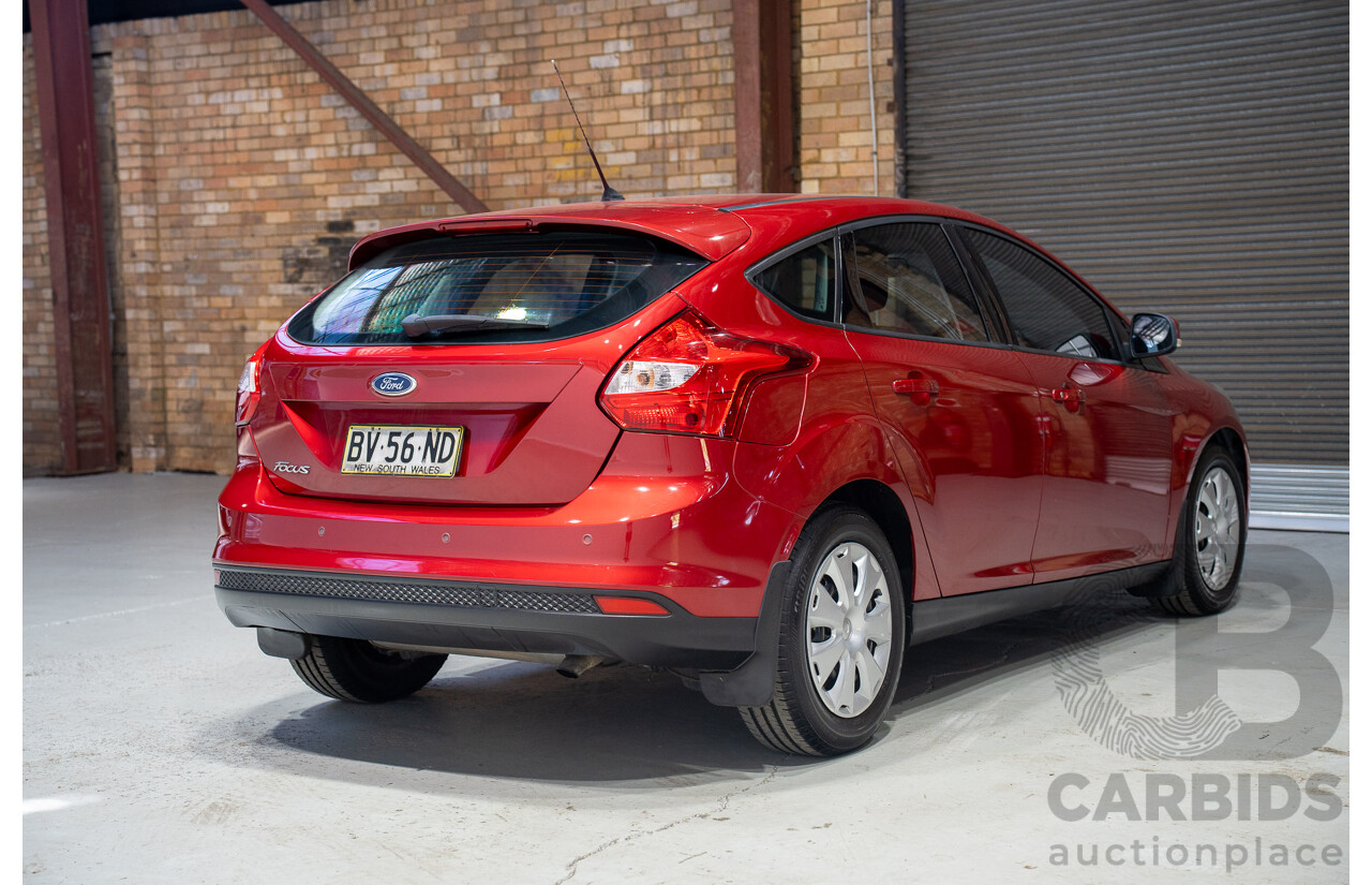 04/2013 Ford Focus Ambiente LW MK2 5d Hatchback Red 1.6L