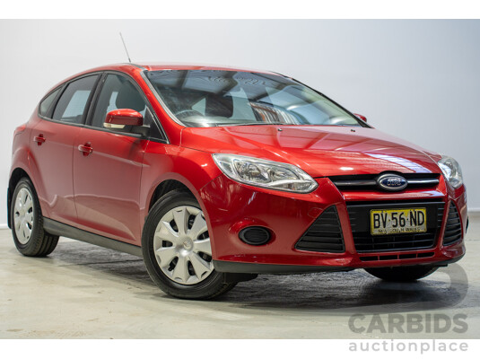 04/2013 Ford Focus Ambiente LW MK2 5d Hatchback Red 1.6L