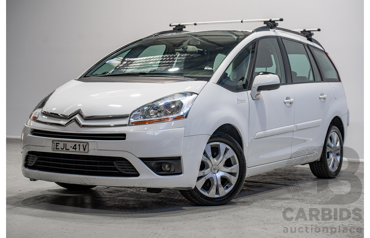 09/2010 Citroen C4 Picasso HDI (FWD) 4d Wagon White 2.0L 7 Seats